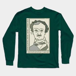 Edgar Allan Poe Literary Giant Long Sleeve T-Shirt